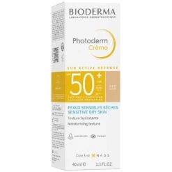 Protezione Solare Viso Crema Colorata Spf 50+ Tubo Da 40ml Photoderm Peaux Sensibles Sèches Bioderma -Negozio Di Cosmetici 102541