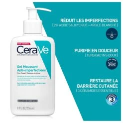 Detergente Schiumogeno 236ml Face Pelli Con Imperfezioni E A Tendenza Acneica Cerave -Negozio Di Cosmetici 105192