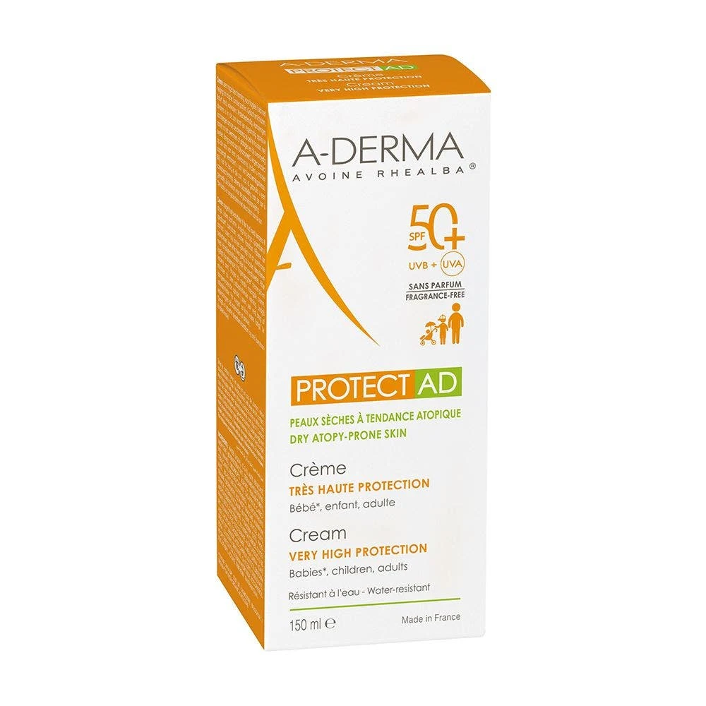 A Derma Crema Ad Altissima Protezione Spf50+ 150 Ml Protect -AD A-Derma 4 A Derma Crema Ad Altissima Protezione Spf50+ 150 Ml Protect -AD A-Derma - immagine 2