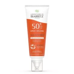 Spray Solare SPF50+ Bio 100ml Soins Solaires Très Haute Protection Naturelle Laboratoires De Biarritz