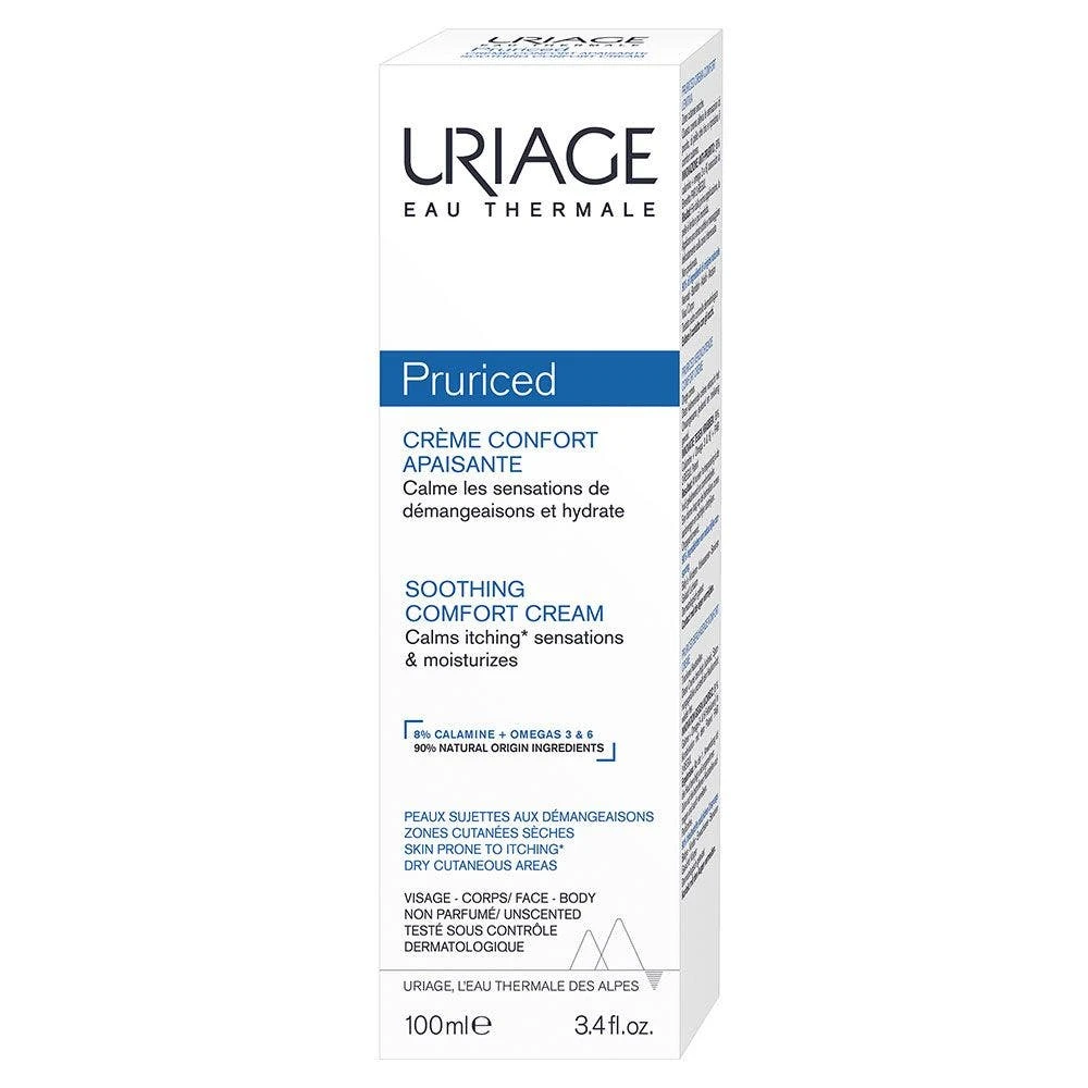 Crème Confort Apaisante 100ml Pruriced Uriage 3 Crème Confort Apaisante 100ml Pruriced Uriage