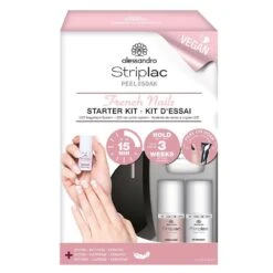 Kit Per Manicure Francese Peel Or Soak Striplac Semi-permanent Alessandro