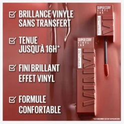 Set Di 4 Vernici Per Labbra Nude Shock 4x4,2ml Superstay Vinyl Ink Maybelline New York -Negozio Di Cosmetici 125558