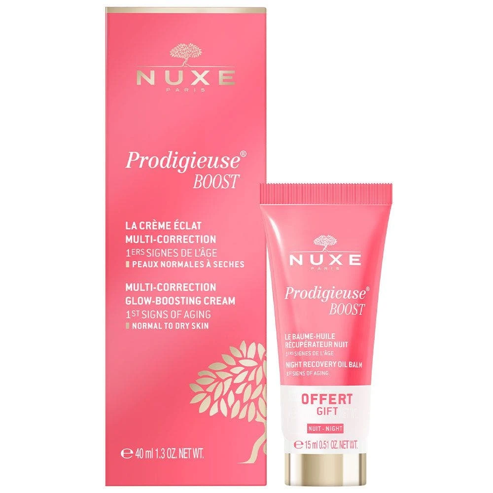 La Crema Eclat Multi-correzione 40ml & Baume-Huile Recupero Fisico Notte Gratuito Prodigieuse Boost Nuxe 3 La Crema Eclat Multi-correzione 40ml & Baume-Huile Recupero Fisico Notte Gratuito Prodigieuse Boost Nuxe