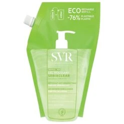 Gel Schiumogeno Eco-ricarica 400 Ml Sebiaclear Svr