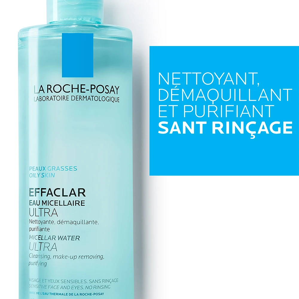 Acqua Micellare Purificante Pelle Grassa E Sensibile 2x400ml Effaclar Peaux Grasses La Roche-Posay 4 Acqua Micellare Purificante Pelle Grassa E Sensibile 2x400ml Effaclar Peaux Grasses La Roche-Posay - immagine 2