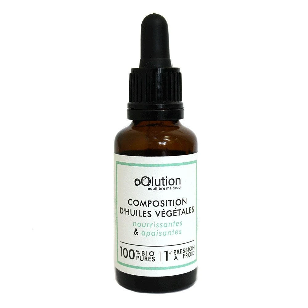 Composizione Di Oli Biologici Nutrienti E Lenitivi 30ml Pour Tous I Tipi Di Pelle OOlution 3 Composizione Di Oli Biologici Nutrienti E Lenitivi 30ml Pour Tous I Tipi Di Pelle OOlution