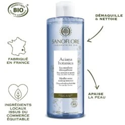 Acqua Micellare Detergente Biologica 400 Ml Aciana Botanica Sanoflore -Negozio Di Cosmetici 81631