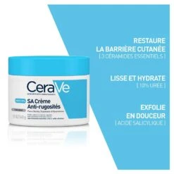 Crema Levigante 10% Urea E Acido Salicilico 340g Body SA Peaux Seches Cerave -Negozio Di Cosmetici 90202