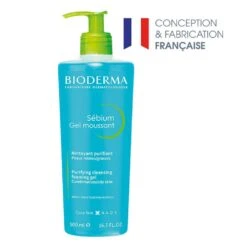 Gel Detergente E Purificante 500ml Sebium Peau Mixte, Grasse Bioderma -Negozio Di Cosmetici 92452